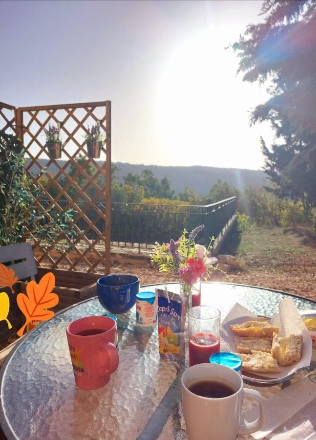 Viens Logement D'Exception Pres Du Colorado Provencal Dans Une Residence Au Calme Avec Piscine Offrant Une Vue Imprenable Sur Le Luberon Depuis Sa Terrasse מראה חיצוני תמונה
